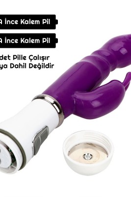 12 Hızlı Klitoris Uyarıcılı Tavşan Vibratör