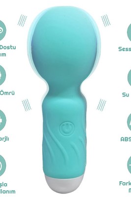 USB Şarjlı Mini Wand Vibratör