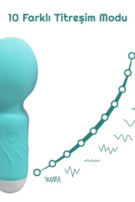 USB Şarjlı Mini Wand Vibratör