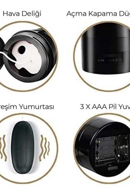 Realistik Titreşimli Büyük Boy Vajinal Vibratör: Çıkarılabilir Tırtıklı İç Yapı ve Hijyenik Tasarım!