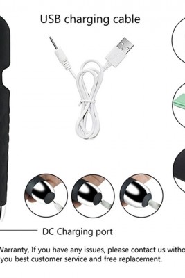 Siyah 8 Hızlı & 20 Titreşim Modlu Bükülebilir G-Nokta Vibratör: Şarjlı ve Su Geçirmez!